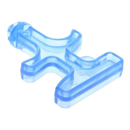 Women's Compact Self-Defense Keychain for Everyday Protection - translucent blue compact keychain for discreet personal safety, easy-grip design