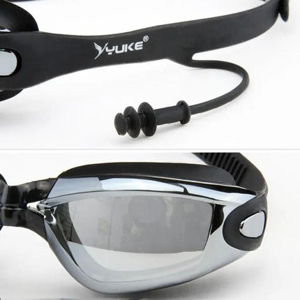 3-in-1 Swimming Goggles Set with Earplugs, Cap, Nose Clip | Syndmart