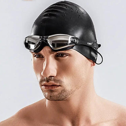 3-in-1 Swimming Goggles Set with Earplugs, Cap, Nose Clip | Syndmart
