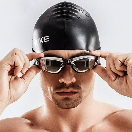 3-in-1 Swimming Goggles Set with Earplugs, Cap, Nose Clip | Syndmart