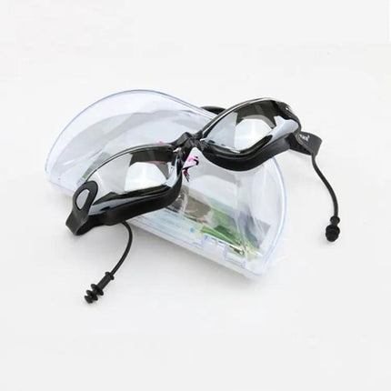 3-in-1 Swimming Goggles Set with Earplugs, Cap, Nose Clip | Syndmart