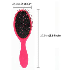 Brosse à cheveux douce pour femmes, peigne de coiffure pour salon de coiffure, brosse de massage du cuir chevelu humide et sec