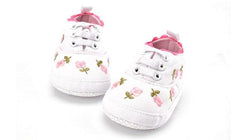 Floral Lace Baby Girl Soft Walking Shoes for Toddlers