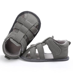 Breathable Canvas Sandals for Baby Boys with Soft Bottoms