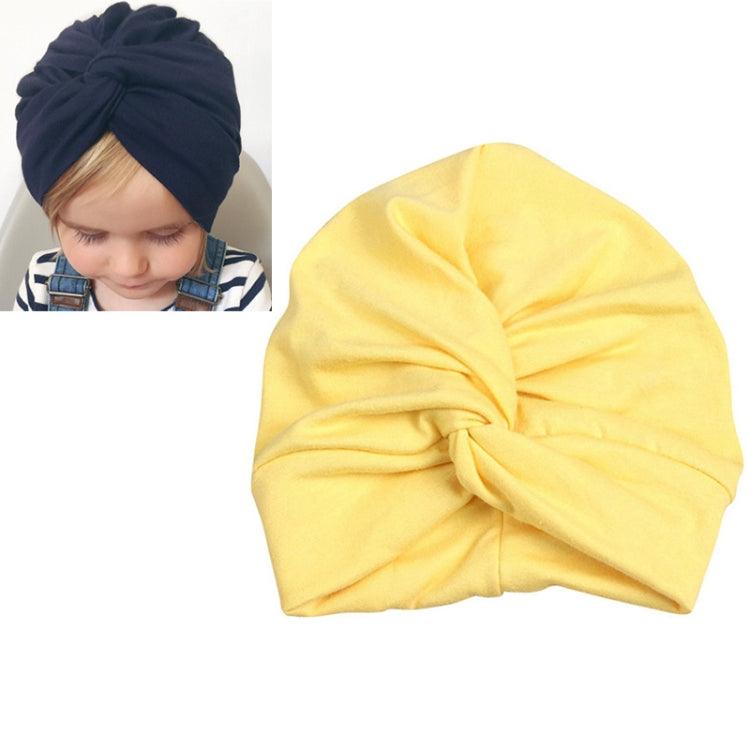 Cotton Soft Baby Turban Hat for Girls - Summer Bohemian Newborn Cap