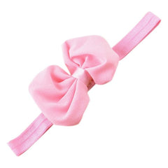 Set of 2 Chiffon Bow Hairbands for Baby Girls - Elegant Ribbon Headwear