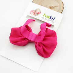 Set of 2 Chiffon Bow Hairbands for Baby Girls - Elegant Ribbon Headwear