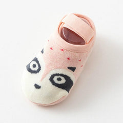 Newborn Cartoon Cotton Terry Socks for Autumn & Winter - Non-Slip Baby Footwear