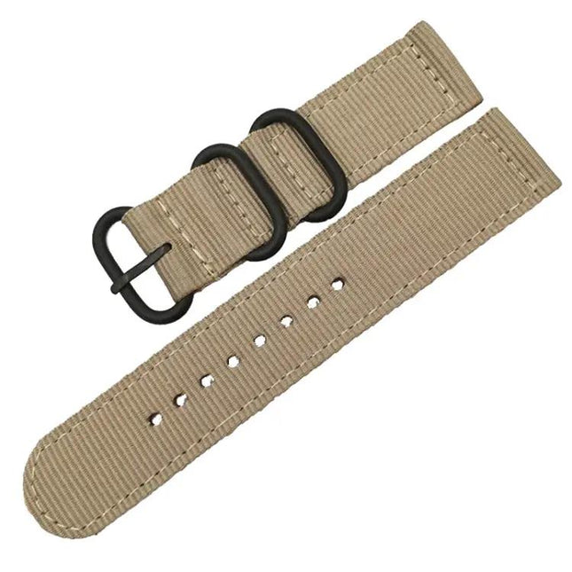 Washable Nylon Canvas Watch Strap 18/20/22/24mm Pin Buckle