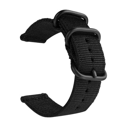 Washable Nylon Canvas Watch Strap 18/20/22/24mm Pin Buckle