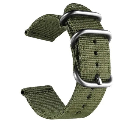 Washable Nylon Canvas Watch Strap 18/20/22/24mm Pin Buckle