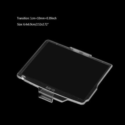 Hard LCD Screen Protector for Nikon D90 Camera, Fits 6.4x6.9cm Screen - clear ABS protective cover for 6.4x6.9cm camera LCD