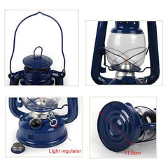 Vintage Charm Portable Wrought Iron Outdoor Camping Lantern