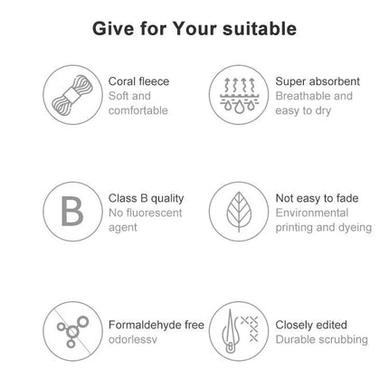 Cat Ear Shower Cap for Everyday Hair Drying at Home - coral fleece, super absorbent, class B quality, not easy to fade, formaldehyde free, durable scrubbing