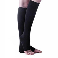 Chaussettes élastiques de mise en forme médicales unisexes Bas de décompression du tube secondaire Bas médicaux pour varices