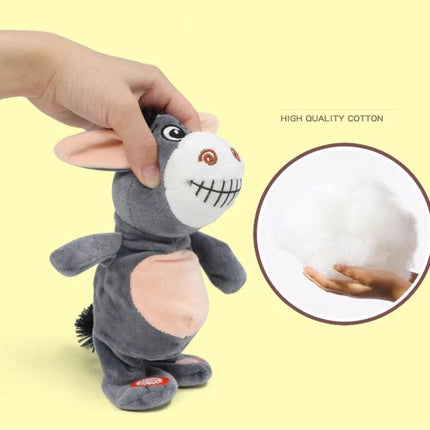 Cute Plush Donkey Toy for Children's Playtime at Home - soft electronic plush with music and cuddly cotton filling