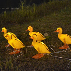 Whimsical Solar-Powered Duck Garden Lantern