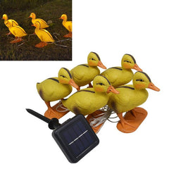 Whimsical Solar-Powered Duck Garden Lantern