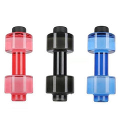 Creative 2-Pack 550ML Dumbbell-Shaped Fitness Water Bottles - BPA-Free Plastic