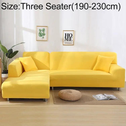 Stretch Polyester Sofa Cover With Pillowcase 190-230cm | Syndmart