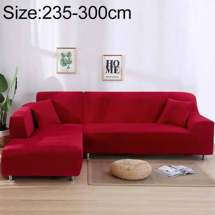 Stretch Polyester Sofa Cover With Pillowcase 190-230cm | Syndmart
