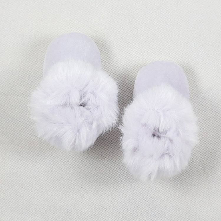 Winter Newborn Plush Slippers Home Indoor Warm Non-slip Bag with Baby Boots, Bottom Length 13cm