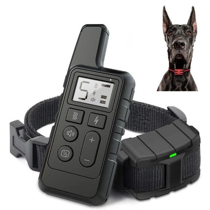 Dog Training Collar for Everyday Walks and Home Obedience - remote with sound, vibration, and pulse for leash pulling and barking control