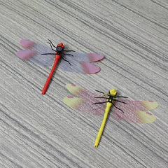 Charming 4-Piece Dragonfly Magnetic Decor Set for Home and Garden