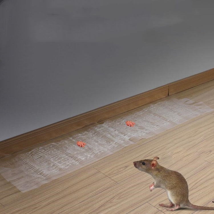 Anti-rodent Strong Sticky Board Transparent Sticky Mouse with Mousetrap Glue, Long Transparent