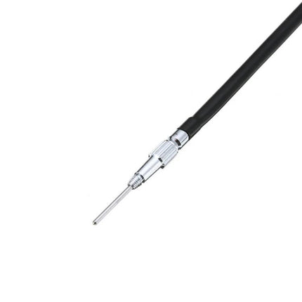100cm Mechanical Shutter Release Cable for Fujifilm and Leica Cameras close-up of black cable tip and metal plunger for remote shutter release
