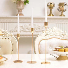 Elegant Single-Head Candle Holder for Wedding and Event Decor