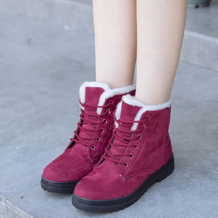 Ladies Cotton Shoes Plus Velvet Snow Boots, 41, 42, 43, 44