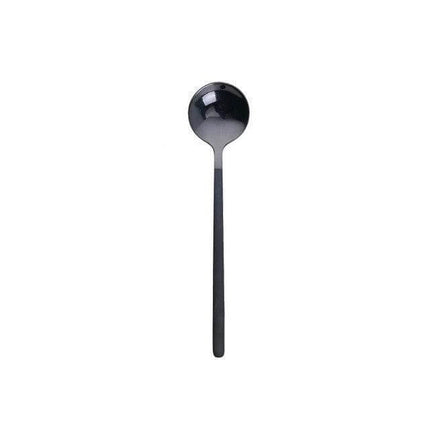 Mini Stainless Steel Coffee Spoon For Home Use, Round Shape - durable stainless steel mini spoon with round bowl 13/15/17 cm options for stirring