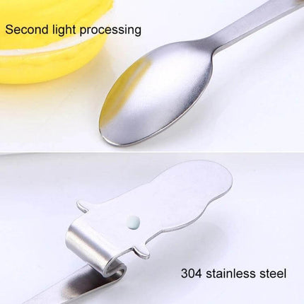 Mermaid Shape Coffee Spoon Stainless Steel For Everyday Use - 12.5cm 304 stainless steel mermaid motif spoon for coffee and tea