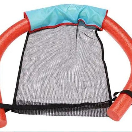 Pool Floating Chair L Size Mesh LDPE Assorted Colors | Syndmart