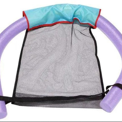 Pool Floating Chair L Size Mesh LDPE Assorted Colors | Syndmart