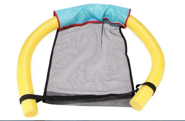 Pool Floating Chair L Size Mesh LDPE Assorted Colors | Syndmart