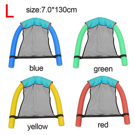 Pool Floating Chair L Size Mesh LDPE Assorted Colors | Syndmart