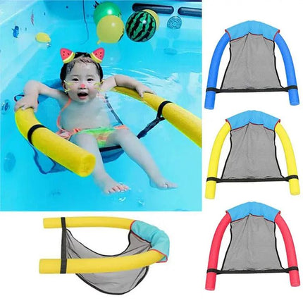 Pool Floating Chair L Size Mesh LDPE Assorted Colors | Syndmart