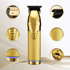 S9 Rechargeable Retro Stainless Steel Hair Clipper