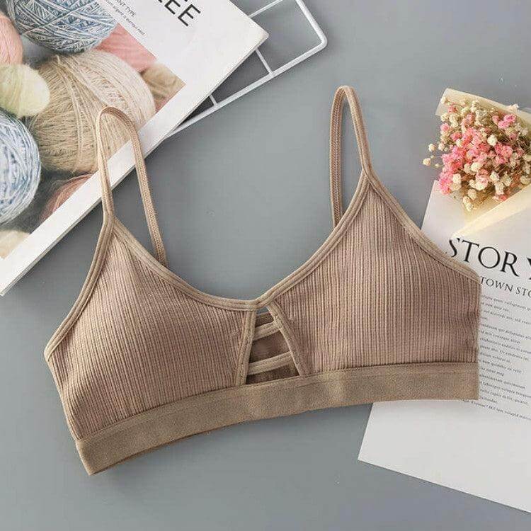 Breathable Hollow Design Ultra-Light Cotton Bras for Women