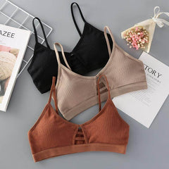 Breathable Hollow Design Ultra-Light Cotton Bras for Women