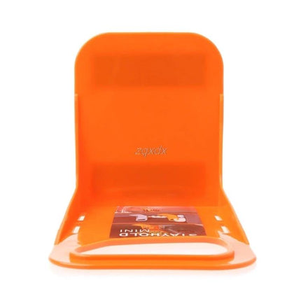 Car Trunk Fixed Partition Bracket Keeps Items From Shifting – bright orange trunk bracket with sticky-base double-layer design to secure bottles and luggage