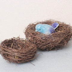 Handmade Rattan Bird Nests - DIY Crafting Props for Home Decor and Photography