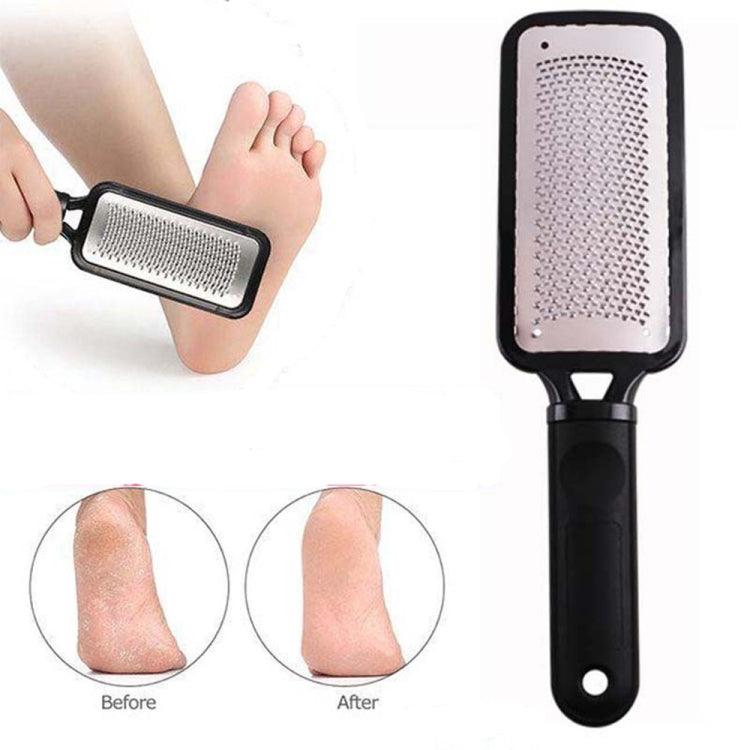 Professional Stainless Steel Callus Remover with Soft-Grip Handle for Smooth Feet