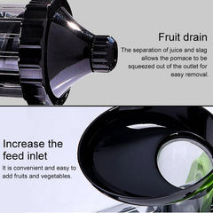 Portable Multifunction Manual Juicer for Home Use - Ideal for Apples, Oranges, and Wheatgrass