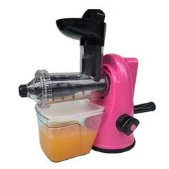 Portable Multifunction Manual Juicer for Home Use - Ideal for Apples, Oranges, and Wheatgrass