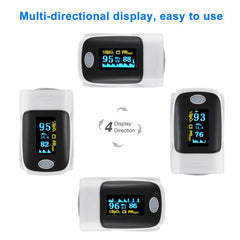 Portable Finger Pulse Oximeter with Heart Rate Monitoring and OLED Display