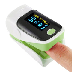 Portable Finger Pulse Oximeter with Heart Rate Monitoring and OLED Display