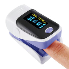 Portable Finger Pulse Oximeter with Heart Rate Monitoring and OLED Display